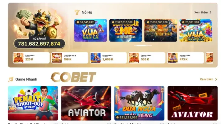 Kho cá cược thể thao tại Cobet đa sắc màu