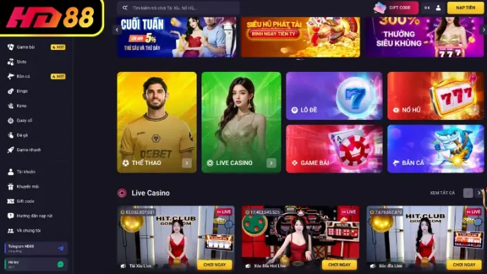 Những thông tin cơ bản về nhà cái HD88